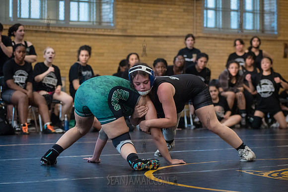 PSAL Girls Team Wrestling Championship - Grover Cleveland HS - N