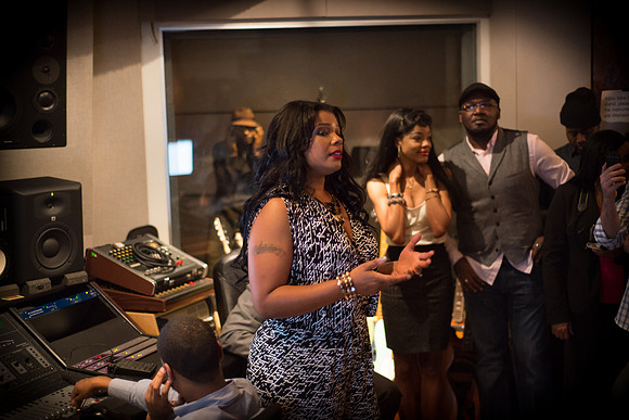 Syleena Johnson - Chapter 6 Couples Therapy Exclusive Listening Session - Pulse Music Studio - NYC - 2014