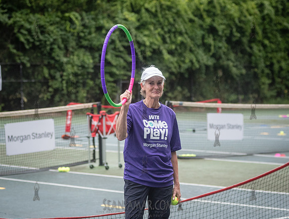 CPF Play - WTA + Morgan Stanley Come To Play Clinic - Cunningham