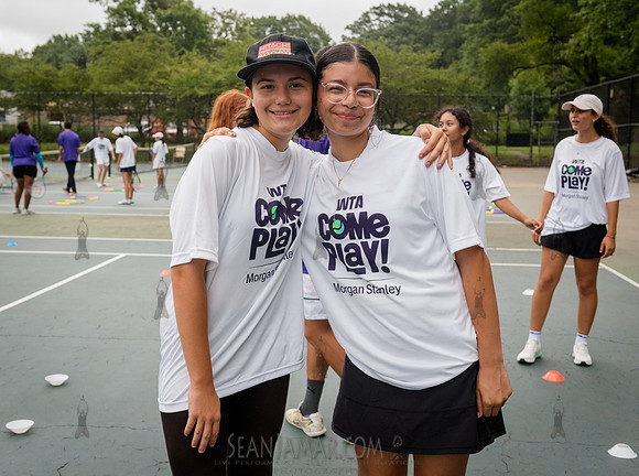CPF Play - WTA + Morgan Stanley Come To Play Clinic - Cunningham