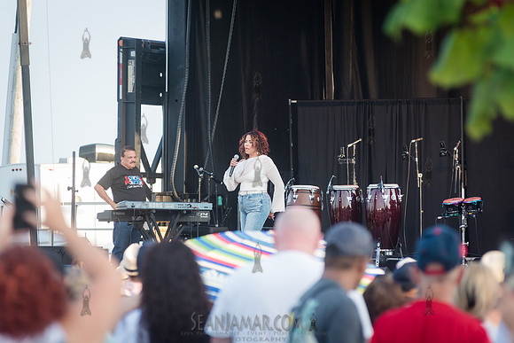 Judy Torres - NYC SummerStage - La Sonora Poncena - Stapleton Wa