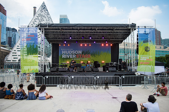 Taylor McFerrin w Marcus Gilmore - Soul Revue - Hudson River Stage - Pier 97 - NYC - 2016