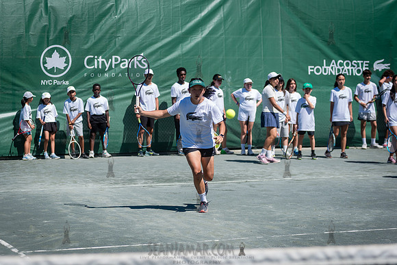 CPF Play - Lacoste Foundation Tennis Clinic - Central Park Tenni