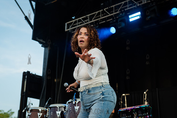Judy Torres - NYC SummerStage - La Sonora Poncena - Stapleton Wa