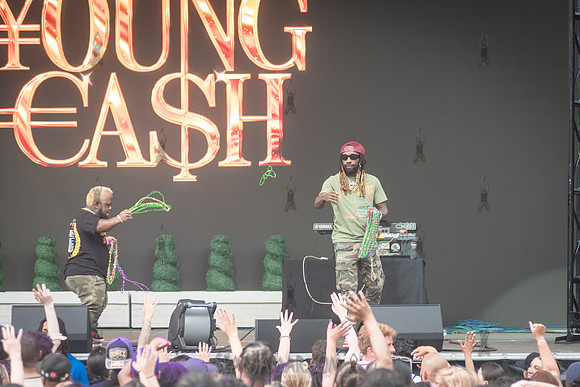 Young Cash - CPF SummerStage - T-Pains Mansion in Wiscansin Part
