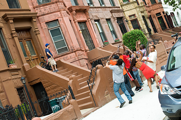 'I was born in Brooklyn................ aaaaaaahhhhhh!'