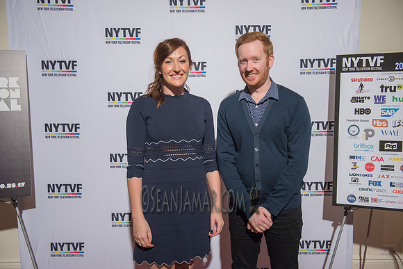 Celia Pacquola and Luke McGregor - SUNDANCE TV Presents: ROSEHAVEN: Meet the Creators - Helen Mills Event Space - NYC