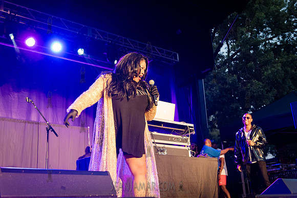 Taana Gardner - NYC SummerStage - Doug E Fresh + Funk Flex Hip H