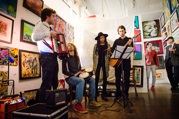 First Friday Pop Up Art Show & Music Showcase - Ward Nasse Gallery - SOHO NYC - May 2015