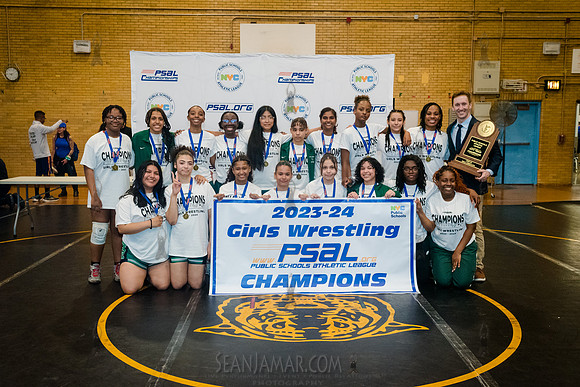 PSAL Girls Team Wrestling Championship - Grover Cleveland HS - N