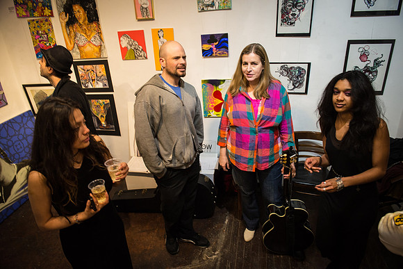 First Friday Pop Up Art Show & Music Showcase - Ward Nasse Gallery - SOHO NYC - May 2015