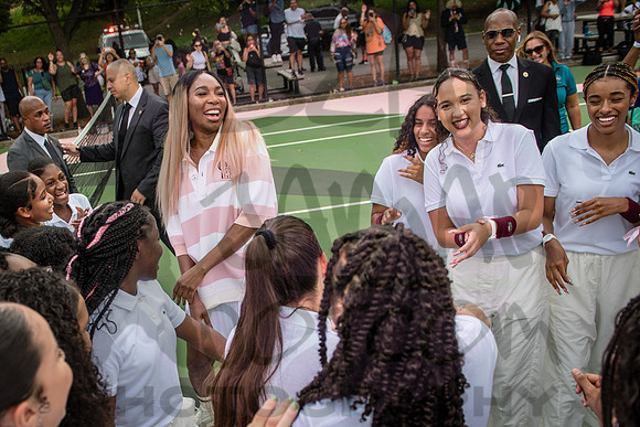 Venus Williams Tennis Court Dedication - St Marys Park - NYC - 2