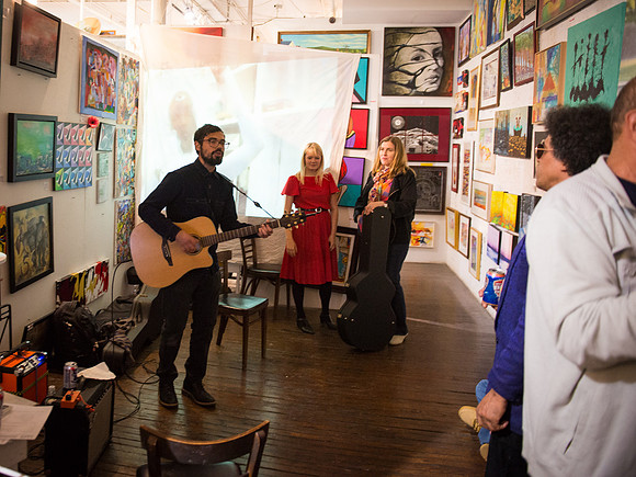 First Friday Pop Up Art Show & Music Showcase - Ward Nasse Gallery - SOHO NYC - May 2015