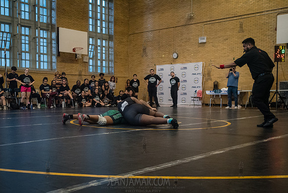 PSAL Girls Team Wrestling Championship - Grover Cleveland HS - N