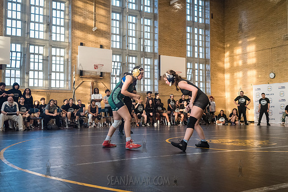 PSAL Girls Team Wrestling Championship - Grover Cleveland HS - N