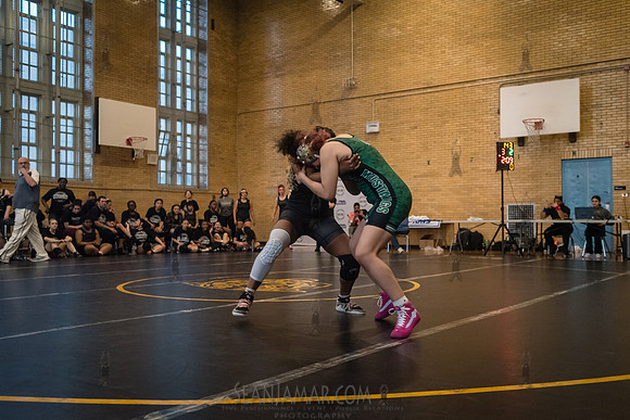 PSAL Girls Team Wrestling Championship - Grover Cleveland HS - N