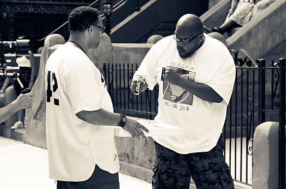 Eric Roberson & Chubb Rock in action