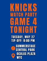 CPF SummerStage - Venue Rental - Knicks Viewing Party - Rumsey Playfield - NYC - 2025