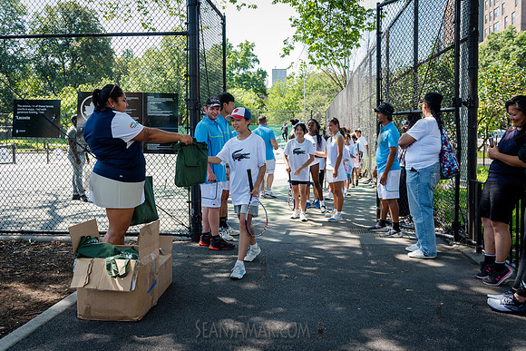 CPF Play - Lacoste Tennis Clinic - St Marys Park - NYC - 2024