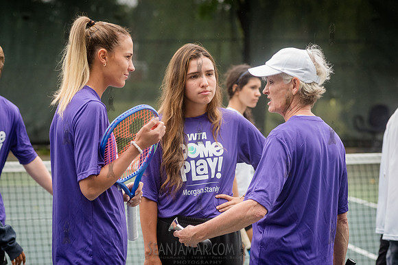 CPF Play - WTA + Morgan Stanley Come To Play Clinic - Cunningham