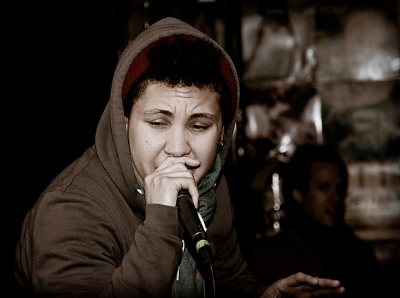 Adrienne Mack-Davis @ Bars Mitzvah @ Southpaw BK USA 02-03-2011