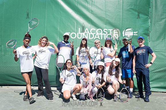 CPF Play - Lacoste Foundation Tennis Clinic - Central Park Tenni