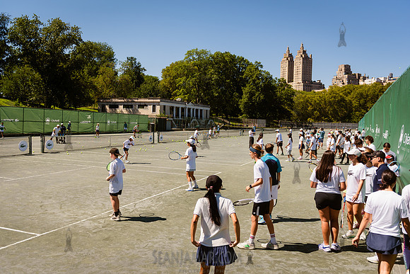 CPF Play - Lacoste Foundation Tennis Clinic - Central Park Tenni
