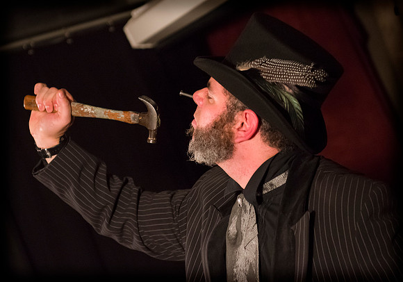 Coney Island Strongman - NY Pinup Club - December Burlesque
