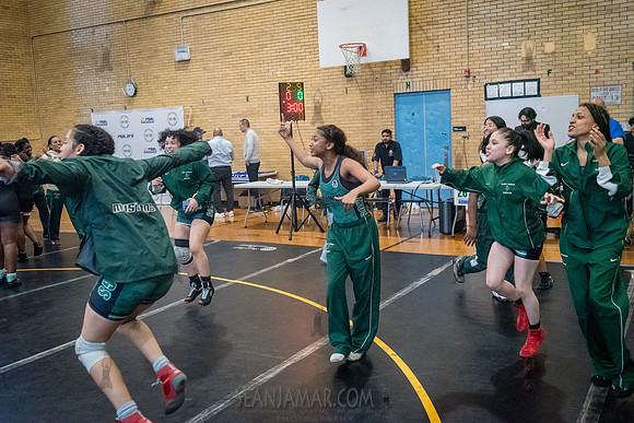 PSAL Girls Team Wrestling Championship - Grover Cleveland HS - N