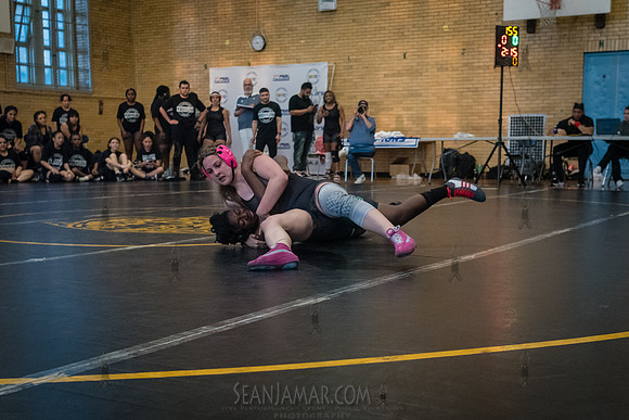 PSAL Girls Team Wrestling Championship - Grover Cleveland HS - N