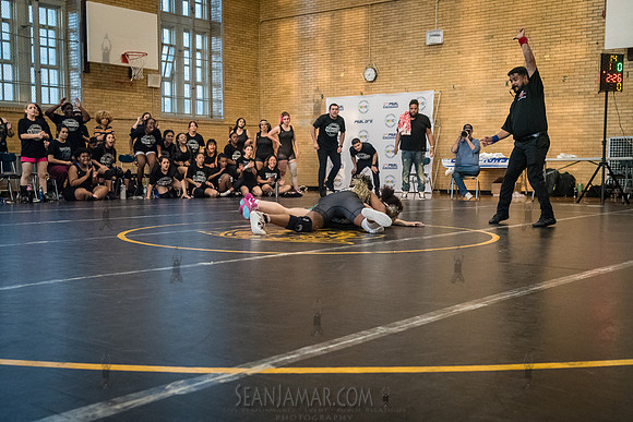 PSAL Girls Team Wrestling Championship - Grover Cleveland HS - N