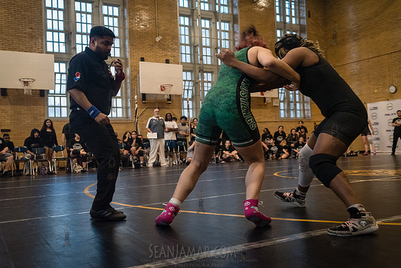 PSAL Girls Team Wrestling Championship - Grover Cleveland HS - N