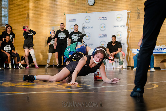 PSAL Girls Team Wrestling Championship - Grover Cleveland HS - N