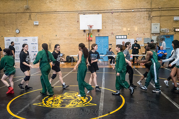 PSAL Girls Team Wrestling Championship - Grover Cleveland HS - N