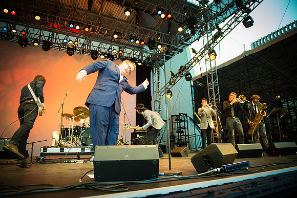 St. Paul and The Broken Bones - Damrosch Park Bandshell Lincoln Center - NYC - 2014