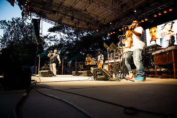 WBLS 6th Annual R&B Fest - David Hollister - Rumesey Playfield Central Park - NYC - 2014