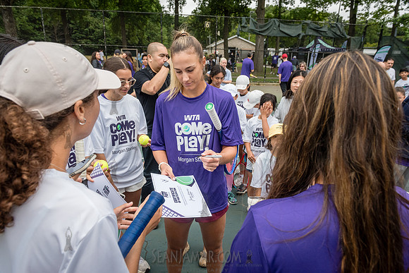 CPF Play - WTA + Morgan Stanley Come To Play Clinic - Cunningham