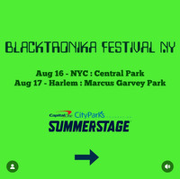 NYC SummerStage - Blacktronica Festival - Marcus Garvey Park - NYC - 2025