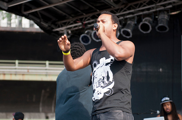 Fat Tony - Brooklyn Hip Hop Festival 2012 f/ Busta Rhymes & frie