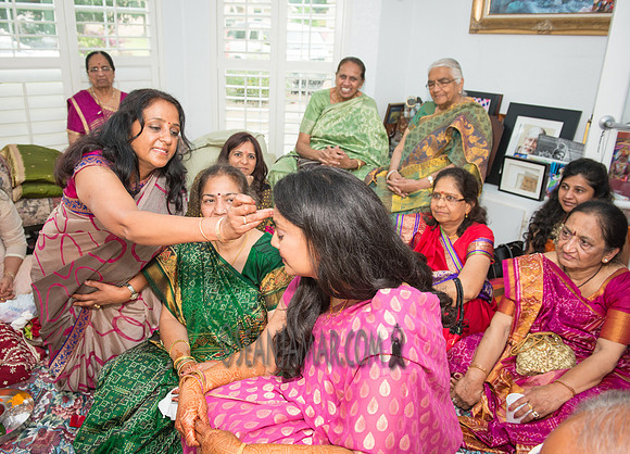 Khyaati and Joshua Ganesh Pooja - The Morar Home - Weatherford TX - 2017