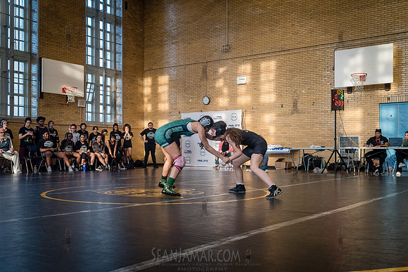 PSAL Girls Team Wrestling Championship - Grover Cleveland HS - N