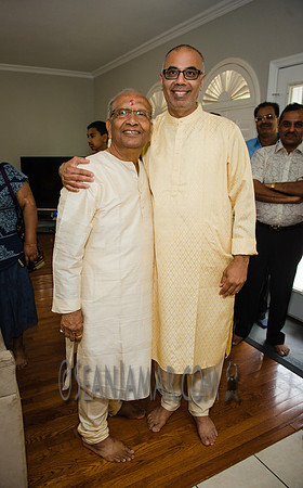 Khyaati and Joshua Ganesh Pooja - The Morar Home - Weatherford TX - 2017