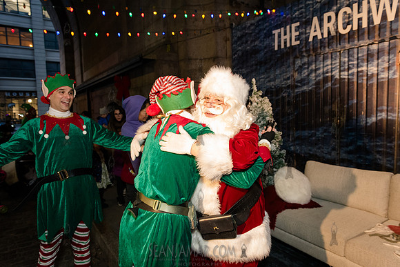 DID Christmas Tree Lighting - Dumbo Archway - NYC - 2024