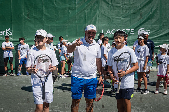 CPF Play - Lacoste Foundation Tennis Clinic - Central Park Tenni