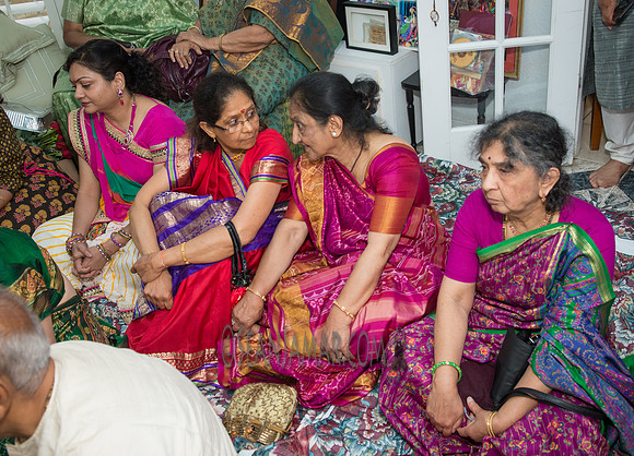 Khyaati and Joshua Ganesh Pooja - The Morar Home - Weatherford TX - 2017