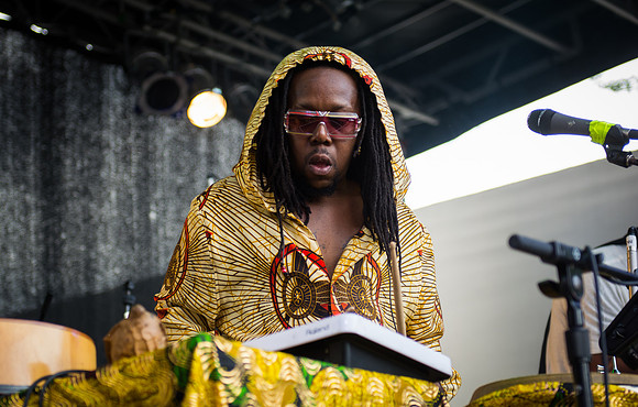 Shabazz Palaces - Afropunk Festival - Commodore Barry Park - BK USA - 2014