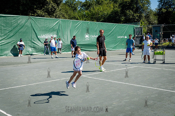 CPF Play - Lacoste Foundation Tennis Clinic - Central Park Tenni