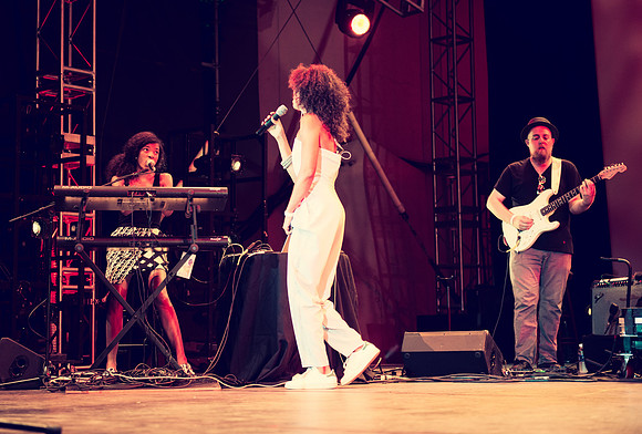 Amel Larrieux - Damrosch Park Bandshell Lincoln Center - NYC - 2014