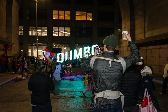 DID Christmas Tree Lighting - Dumbo Archway - NYC - 2024