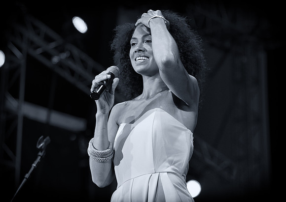 Amel Larrieux - Damrosch Park Bandshell Lincoln Center - NYC - 2014